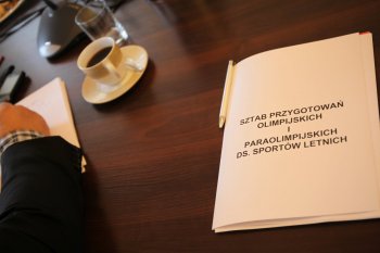 Inauguracyjne posiedzenie Sztabu Przygotowań Olimpijskich i Paraolimpijskich ds. Sportów Letnich