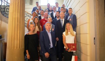 Spotkanie z medalistami Mistrzostw Europy w wioślarstwie