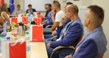 Spotkanie z medalistami Mistrzostw Europy w wioślarstwie