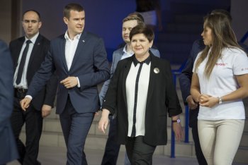 Uroczystej inauguracji team100 udział wzięła Premier RP Beata Szydło