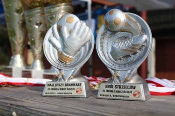 zdjęcie przedstawiające trofea sportowe o ktore walczą uczestnicy