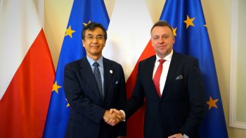 Minister Dariusz Rogowski gościł Ambasadora Japonii