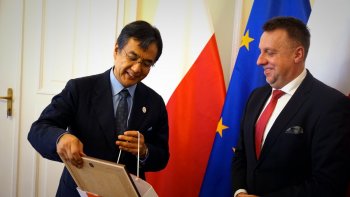 Minister Dariusz Rogowski gościł Ambasadora Japonii