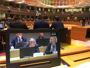 Witold Bańka na posiedzeniu Rady Unii Europejskiej
