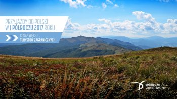 Grafika z krajobrazem Bieszczad