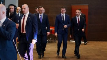 Spotkanie Prezydenta RP Andrzeja Dudy i Ministra Sportu i Turystyki Witolda Bańki ze środowiskiem sportowym