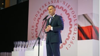 Spotkanie Prezydenta RP Andrzeja Dudy i Ministra Sportu i Turystyki Witolda Bańki ze środowiskiem sportowym