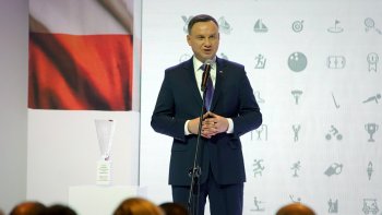 Spotkanie Prezydenta RP Andrzeja Dudy i Ministra Sportu i Turystyki Witolda Bańki ze środowiskiem sportowym