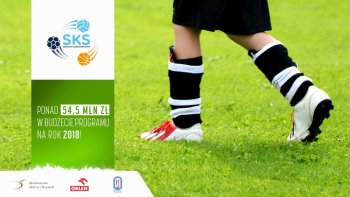 Grafika z komunikatem o budżecie Programu SKS