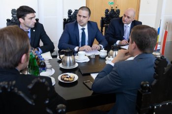 Spotkanie Pana Ministra Witolda Bańki z Ministrem Turystyki Rumunii Panem Bogdanem Gheorghe Trifem