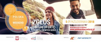 Grafika zapowiadająca akcję - kobieta i mężczyzna pakują bagaże do samochodu.