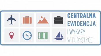 Grafika dotycząca artykułu. 

Widoczne symbole związane z tematyką turystyczną.