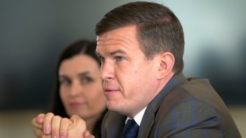 Minister Witold Bańka podczas spotkania