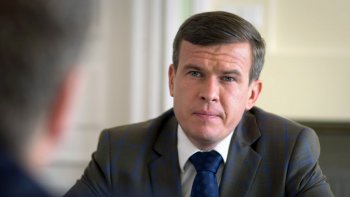 Minister Witold Bańka podczas spotkania