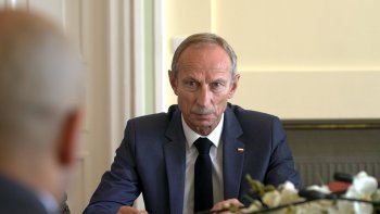 Chargé d’Affaires ambasady Egiptu Mostafa Ali  Abdelhalim Elsayed gościem Jana Widery, Podsekretarza Stanu MSiT