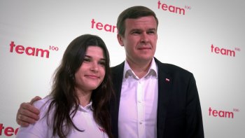Zawodniczka Team 100 i Minister Witold Bańka