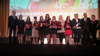 uczestnicy Gali Europejskiego Tygodnia Sportu 2018