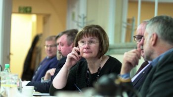 Uczestnicy posiedzenia. Spotkanie odbyło się w siedzibie MSiT.