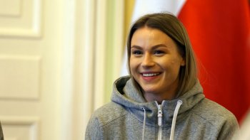 Natalia Maliszewska wraz ze sztabem szkoleniowym na spotkaniu u ministra Witolda Bańki