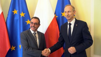 Ambasador Kuby z wizytą w MSiT. W spotkaniu uczestniczył Jan Widera.