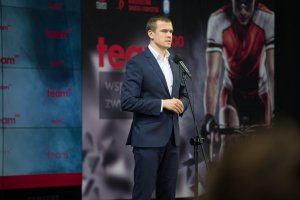 Witold Bańka during the Opening Ceremony of the new financial project – the “team100” for young athletes