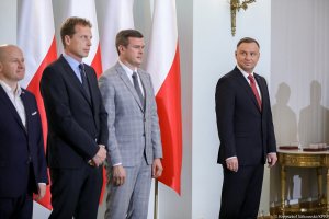 Participants in the Nanga Parbat rescue operation awarded the Knight's Cross of the Polonia Restituta Medal by the President of Poland