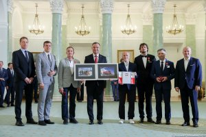 Participants in the Nanga Parbat rescue operation awarded the Knight's Cross of the Polonia Restituta Medal by the President of Poland